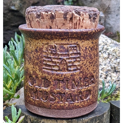 Old Timer | Pottery Mustard Pot - Stoneware Ceramic Jars - UK