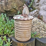 Pottery Jam Pot | Quirky Cat Figurine - Mystery Ceramics UK