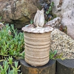 Pottery Jam Pot | Quirky Cat Figurine - Mystery Ceramics UK