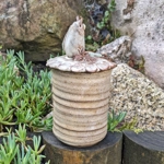 Pottery Jam Pot | Quirky Cat Figurine - Mystery Ceramics UK