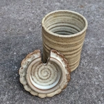 Pottery Jam Pot | Quirky Cat Figurine - Mystery Ceramics UK