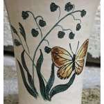 Arnold Zahner | Art Pottery Butterfly Vase - Switzerland (1919-2005)