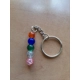 Crackle Bead Keychain