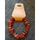 Tumbled stone bracelet - Red Jasper