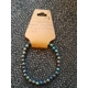 Iridescent small beaded bracelet