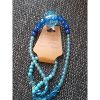Blue children's necklace