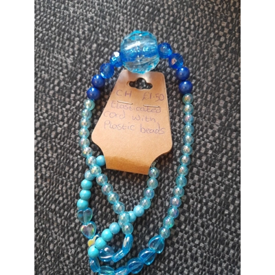 Blue children's necklace