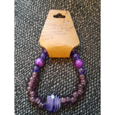 Purple swirl bracelet