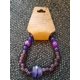 Purple swirl bracelet