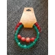 Red and green combination bracelets