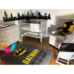 Batman Gotham City Decal, Marvel Hero decal, Batman Mural, Gotham City Buildings