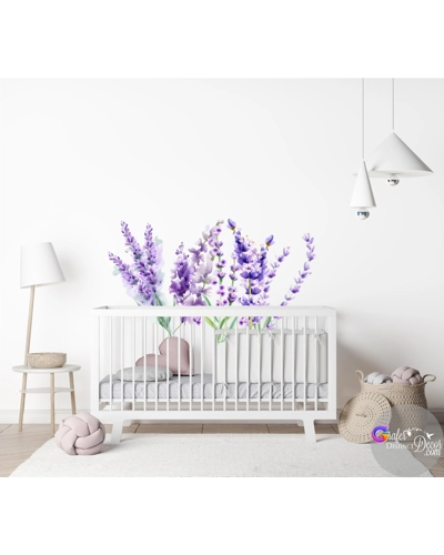 Lavender flowers decal, Floral wall decal, blossom Lavender decal, Watercolor Flowers, Violet flower wallpaper, , Nursery purple wall decal Lavender flowers decal, Floral wall decal, blossom Lavender decal, Watercolor Flowers, Violet flower wallpaper, , Nursery purple wall decal