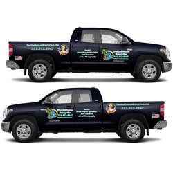Wrap Vinyl Graphic Truck Side -Business decal-Adhesive business decal-Business..