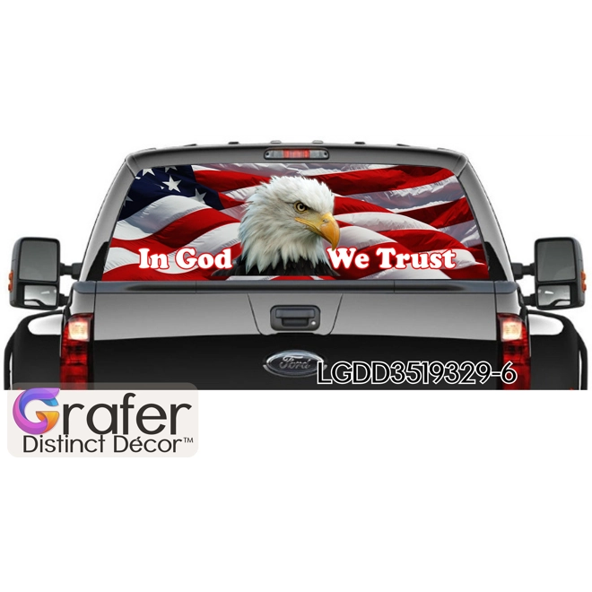 Additional Image for SUV Rear Window Graphics Decal, Tint Perforated Sticker for Truck Vinyl Pickup Wrap, Window perforat