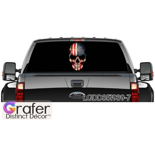 Additional Image for SUV Rear Window Graphics Decal, Tint Perforated Sticker for Truck Vinyl Pickup Wrap, Window perforat