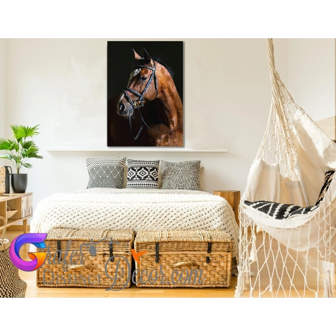 Additional Image for Horse oil paint, Horse Giclee Print, Horse canvas, High Resolution Horse Print, Animal Canvas Print,