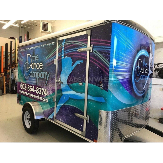 Additional Image for Private Listing - Enclosed trailer wrap, moving billboard, Trailer Lettering, car wrap near me, car