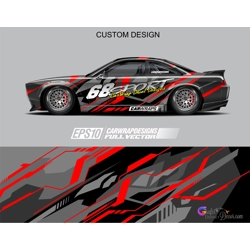 Full Vehicle Wrap, Car Wraps, Custom Vehicle Wrap,  Sticker Vinyl Decal Graphi..