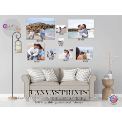 Wedding Photo On Canvas, Wedding Portrait, Family Portrait, We Can Print Any P..