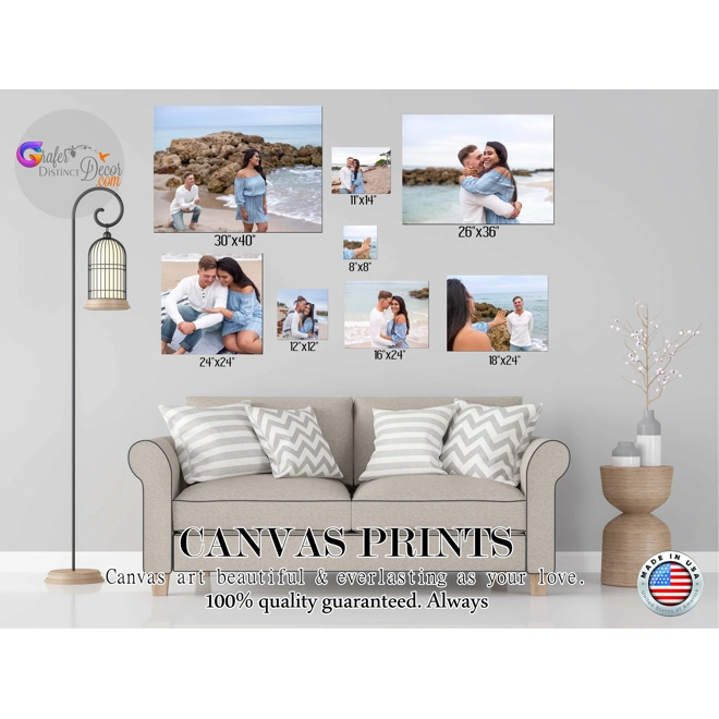 product Image for Wedding Photo On Canvas, Wedding Portrait, Family Portrait, We Can Print Any Photo, Wedding Photos,