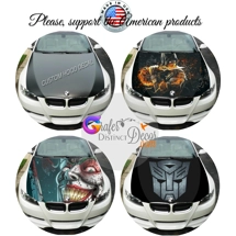 Hood Wrap decal, Custom Hood..