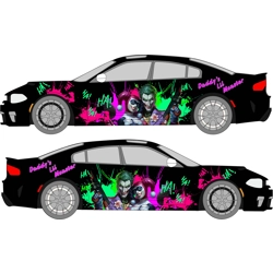 Custom Partial Wrap, Wrap Sticker, Vinyl Decal Graphic, Custom  vehicle wrap d..