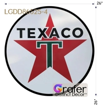 Texaco Sign, Gas Station Déc..