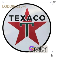 Texaco Sign, Gas Station Décor, Reproduction, Vintage Signage, Large Texaco Si..