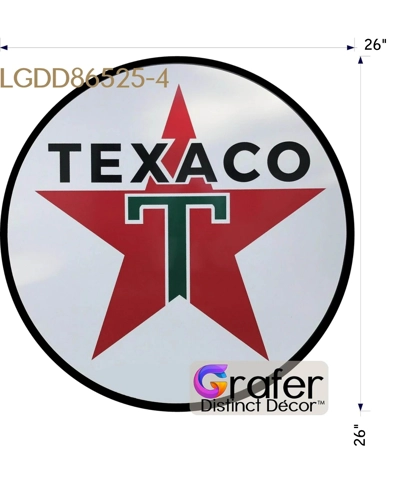 Texaco Sign, Gas Station Décor, Reproduction, Vintage Signage, Large Texaco Sign, Metal Sign, Gas St Texaco Sign, Gas Station Décor, Reproduction, Vintage Signage, Large Texaco Sign, Metal Sign, Gas St