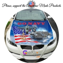 Hood Wrap decal, Custom Hood Graphic decals, Custom hood design, Vehicle wrap