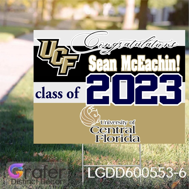 Additional Image for 2023 College Graduation Sign, Graduation Yard Sign, High School gRAD, Florida gRAD Sign, High School
