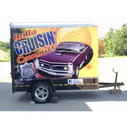 Private Listing - Enclosed trailer wrap, moving billboard, Trailer Lettering, ..