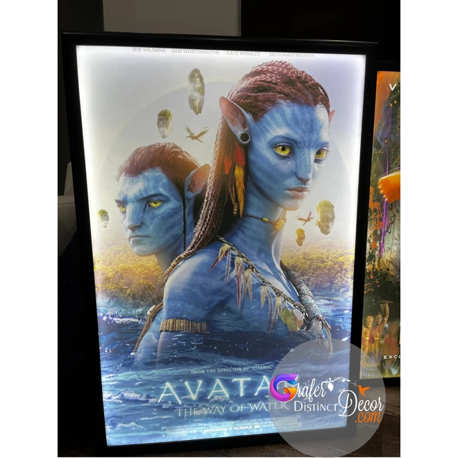 Additional Image for Movie Display frame, LED Light Box, LED Movie Poster, Back lit frame, 27x40 Black SnapeZo LED Home Theater Frame 1.38" Profile Width
