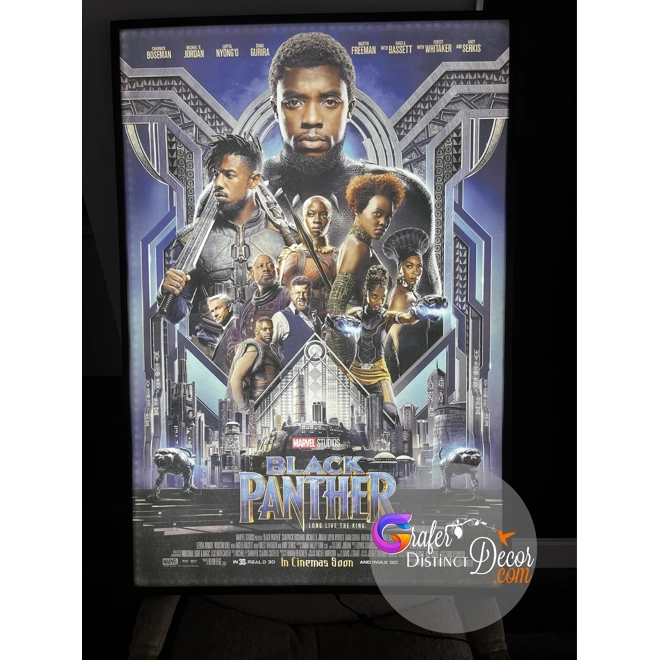 Additional Image for Movie Display frame, LED Light Box, LED Movie Poster, Back lit frame, 27x40 Black SnapeZo LED Home Theater Frame 1.38" Profile Width