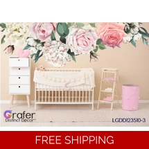 Peonies Blooms decal , Flowe..