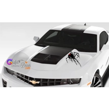 Black Widow Decal, 3D Spider..