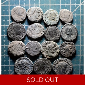 Lot of 15 ANCIENT ROMAN Coins. UNCLEANED