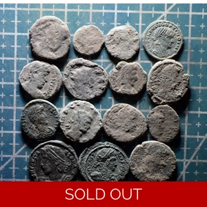 Lot of 15 ANCIENT ROMAN Coins. UNCLEANED