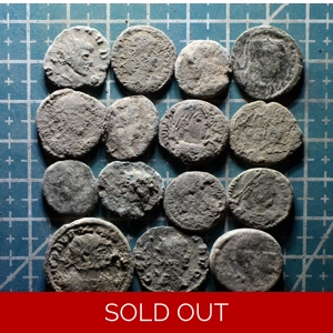 Lot of 15 ANCIENT ROMAN Coins. UNCLEANED