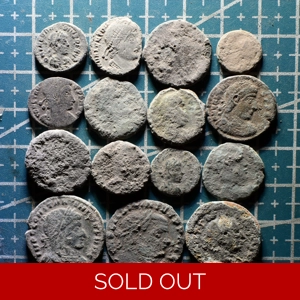 Lot of 15 ANCIENT ROMAN Coins. UNCLEANED