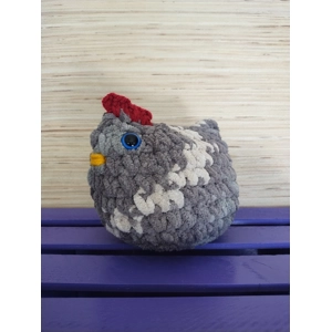 BeriNut Clucky Stuffie (Grey)