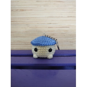 BeriNut Mushie Keychain (Aqua)
