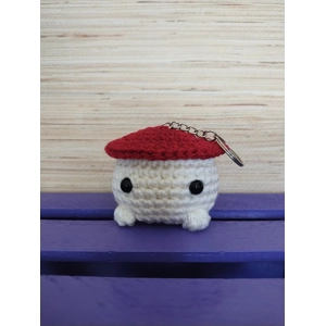 BeriNut Mushie Keychain (Red)