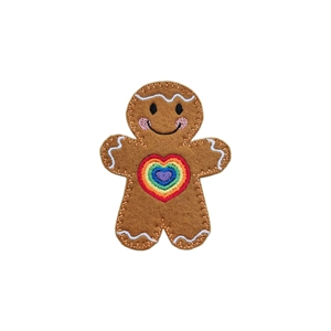 A Rainbow Heart of Care – Gingerbread Character