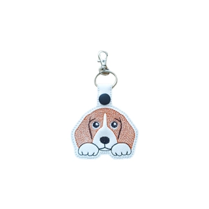 Beagle Kawaii Dog Keyring
