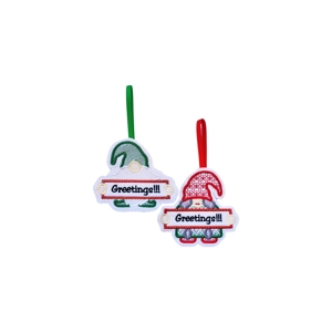 Christmas Greetings Gnome Decoration