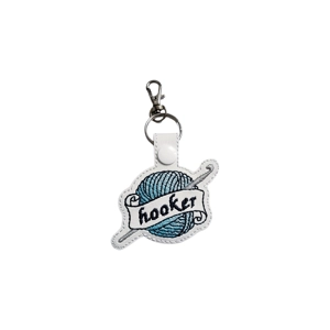 Hooker Crochet Keyring