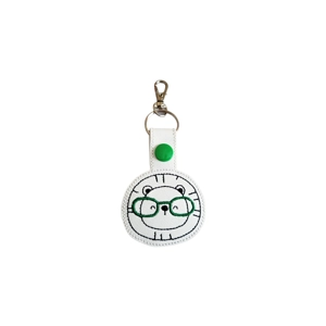 Lion Wearing Glasses Keyring