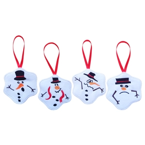 Melted Snowman Christmas Decoration