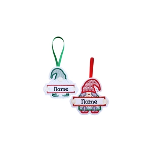 Personalised Christmas Gnome Decoration